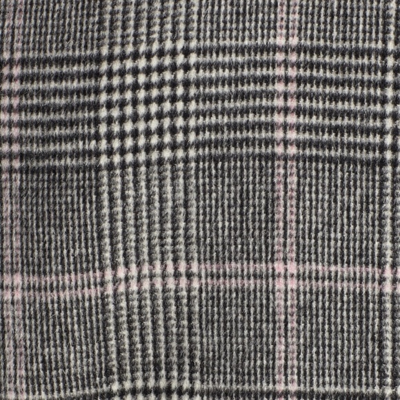 NWT Rails Anders Wool Charcoal & Pink Plaid Coat - Picture 6 of 9